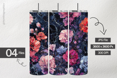 Floral Pattern Digital Papers - 04 Variations Product Image 2