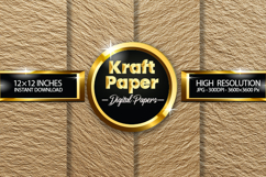Kraft Paper Digital Papers - 04 Variations Product Image 1