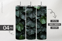 Dark Leaves Digital Papers - 04 Variation Product Image 2