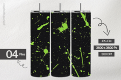 Green Splatter Digital Papers - 04 Variations Product Image 2