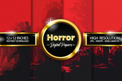 Horror Digital Papers - 04 Variations Product Image 1