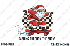Dashing Through Christmas PNG Product Image 1
