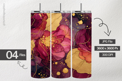 Burgundy Digital Papers - 04 Variations Product Image 2