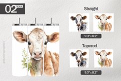 Shabbychic Calf Tumbler Wrap| Tumbler Sublimation Wrap Product Image 1