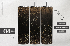 Gold Glitter Digital Papers - 04 Variations Product Image 2