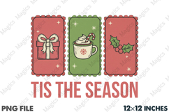 Tis the Season Christmas Sublimation PNG Product Image 1