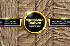 Cardboard Texture Digital Papers - 04 Variations Product Image 1