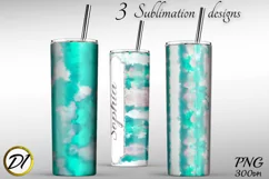 Tumbler Template. Tumbler Sublimation. Alcohol ink Tumbler Product Image 1