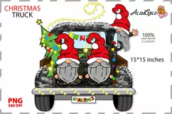 Christmas truck with gnome military,Christmas gnome soldiers Product Image 1