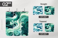 Wavy Tumbler Wrap| Tumbler Sublimation Wrap Product Image 1