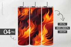 Flame Digital Papers - 04 Variation Product Image 2