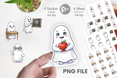 Classroom Teacher Ghost Sticker Product Image 1