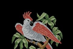 Vintage Cross Stitch White parrot 2 Product Image 8