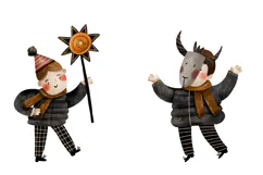 Ukrainian Kids Celebrate Christmas. Ukraine Slavic Tradition Product Image 2
