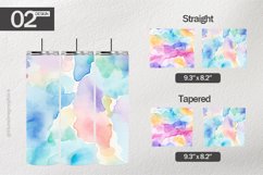 Watercolor Tumbler Wrap| Tumbler Sublimation Wrap Product Image 1