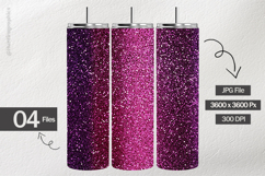 Purple Glitter Digital Papers - 04 Variations Product Image 2