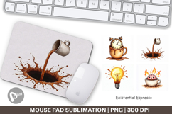 Existential Espresso Mouse Pad Product Image 1