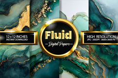 Fluid Digital Papers - 04 Variations Product Image 1