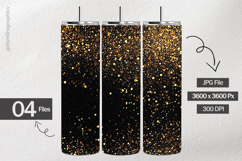 Gold Glitter Digital Papers - 04 Variations Product Image 2