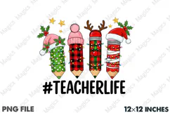 Christmas Png, Teacher Christmas PNG Product Image 1