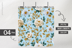 Floral Digital Papers - 04 Variation Product Image 2