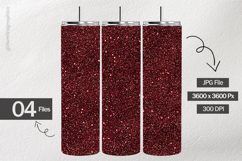 Red Gradient Glitter Digital Papers - 04 Variations Product Image 2