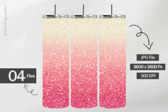 Pink Gradient Glitter Digital Papers - 04 Variations Product Image 2