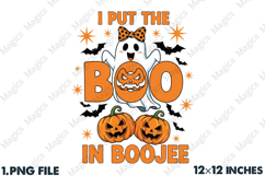 I Put the Boo in Boujee Ghost PNG Product Image 1