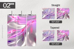 Violet Holographic Tumbler Wrap| Tumbler Sublimation Wrap Product Image 1