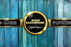Wood Background Digital Papers - 04 Variations Product Image 1