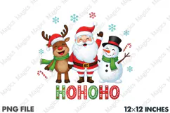 Funny Christmas Png Santa Png Reindeer Product Image 1