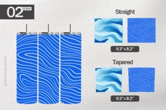 Water Flow Pattern Tumbler Wrap| Tumbler Sublimation Wrap Product Image 1