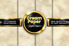 Cream Paper Digital Papers - 04 Variations Product Image 1