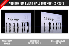 Auditorium Event Hall Screen Mockup Product Image 1