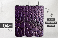 Purple Leather Digital Papers - 04 Variation Product Image 2