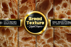 Bread Texture Digital Papers - 04 Variations Product Image 1