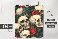 Rock Skulls Digital Papers - 04 Variation Product Image 2