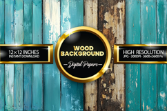 Wood Background Digital Papers - 04 Variations Product Image 1