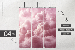 Pink Clouds Digital Papers - 04 Variations Product Image 2