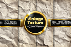 Vintage Texture Digital Papers - 04 Variations Product Image 1