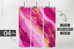 Pink Gold Marble Digital Papers - 04 Variations Product Image 2