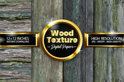 Weathered Wood Digital Papers - 04 Variations Product Image 1