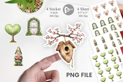 Easter Heart Garden Decor Sticker Product Image 1