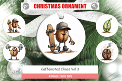 Sarcastic Coffee Bean Ornament Product Image 1