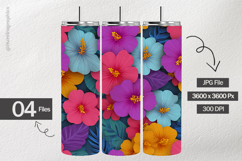 Flower Digital Papers - 04 Variations Product Image 2