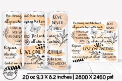 Religious tumbler, Christian designs, Bible quotes Product Image 1