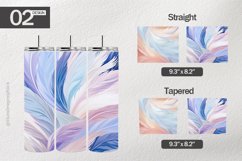 Soft Feather Tumbler Wrap| Tumbler Sublimation Wrap Product Image 1