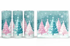 Christmas Tree Tumbler Design. Christmas Tree Sublimation Product Image 2