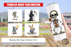 Monday Morning Zombies Tumbler Product Image 1