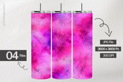 Pink Tie Dye Digital Papers - 04 Variations Product Image 2